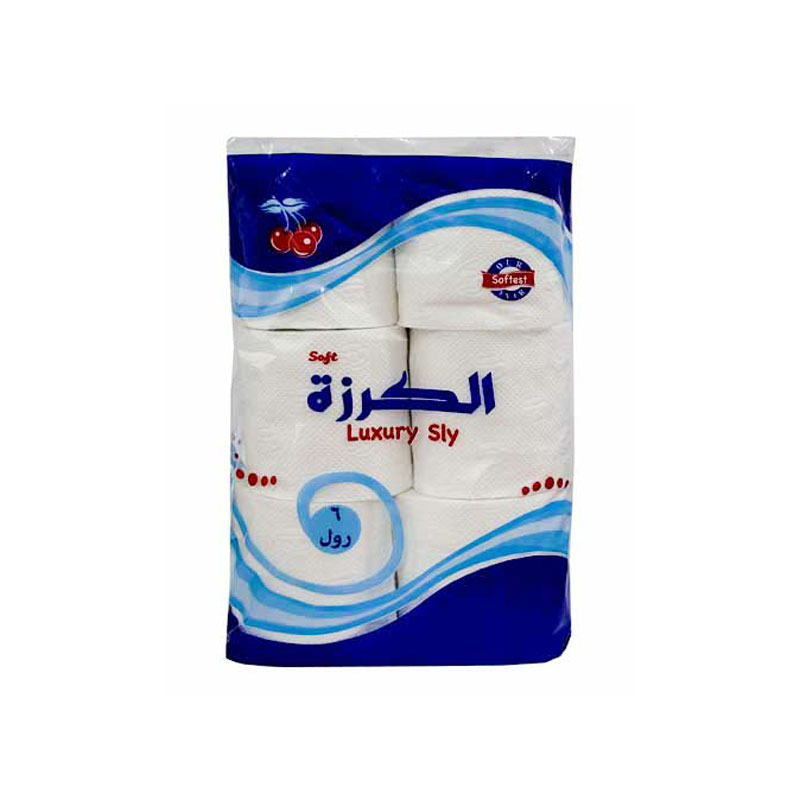 رول حمام 6 قطع 1*6 - الكرزة - (ID: 1278)