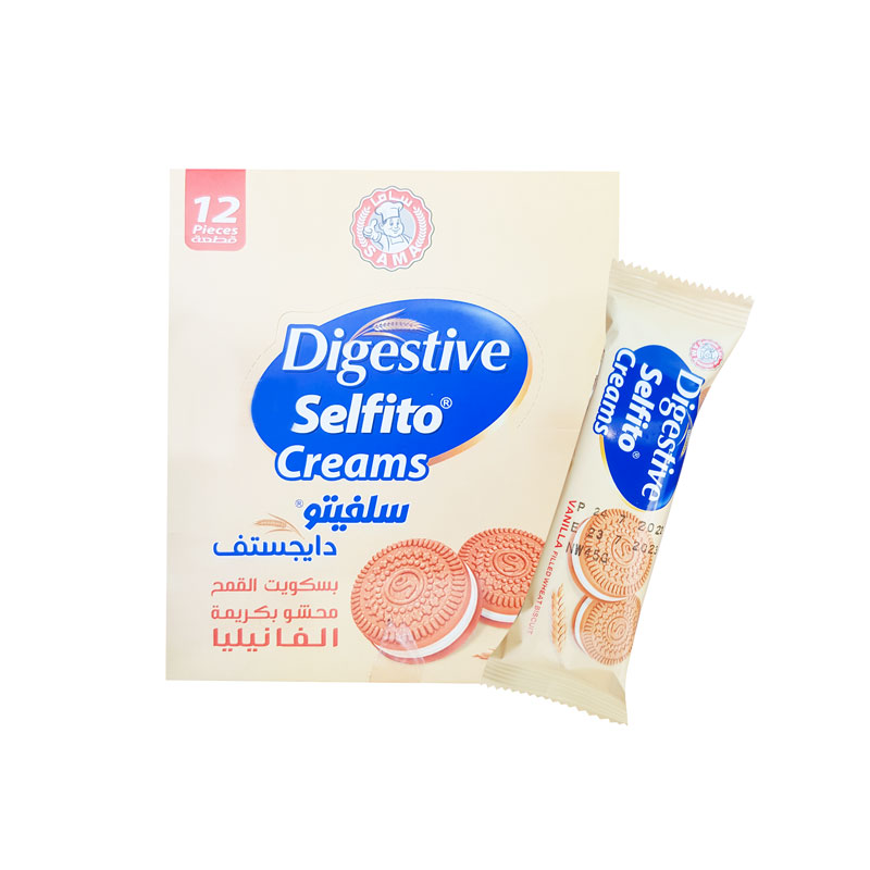 دايجستيف محشي فانيلا 12 قطعة 1*12 - سلفيتو - (ID: 1386)