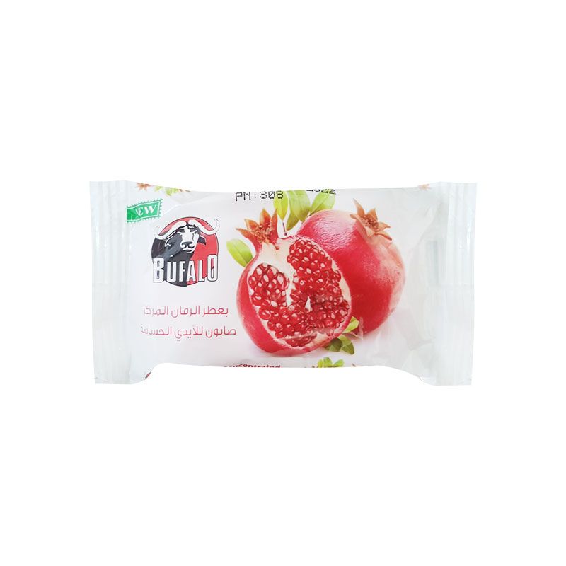 صابون يدين  75 غ  بعطر الرمان  1*72 - بوفالو - (ID: 1568)