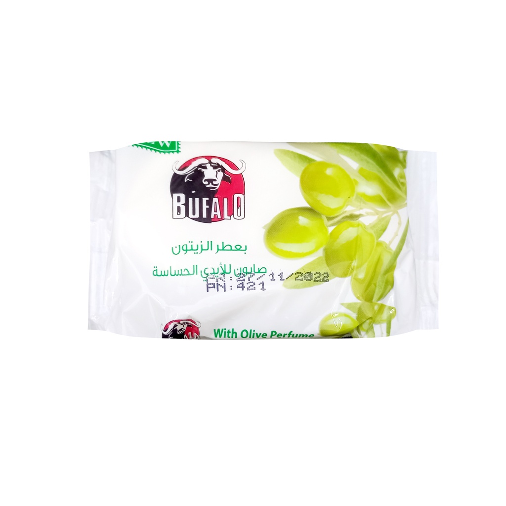 صابون يدين  75 غ  بعطر الزيتون  1*72 - بوفالو - (ID: 1569)