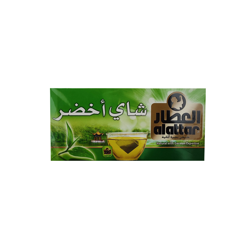 شاي أخضر سادة 20 ظرف 1*24 - العطار - (ID: 1604)