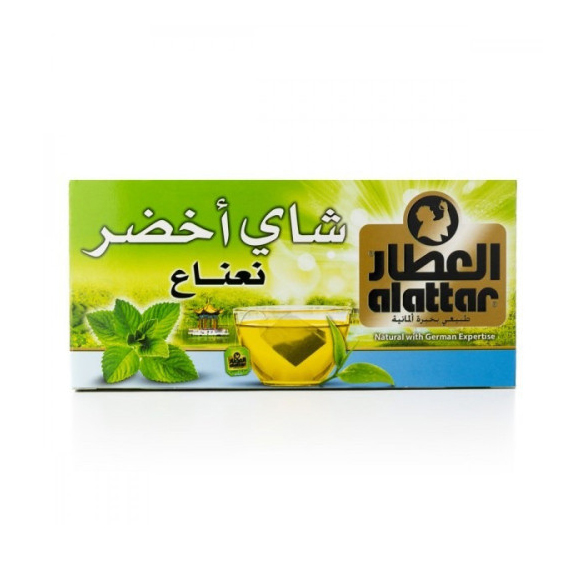 شاي أخضر نعنع 20 ظرف 1*24 - العطار - (ID: 1668)