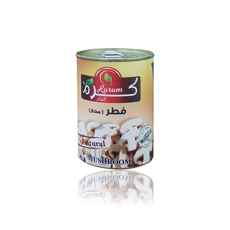 فطر مقطع مصفى 400غ صافي 125غ  1*12 - كرم - (ID: 1819)