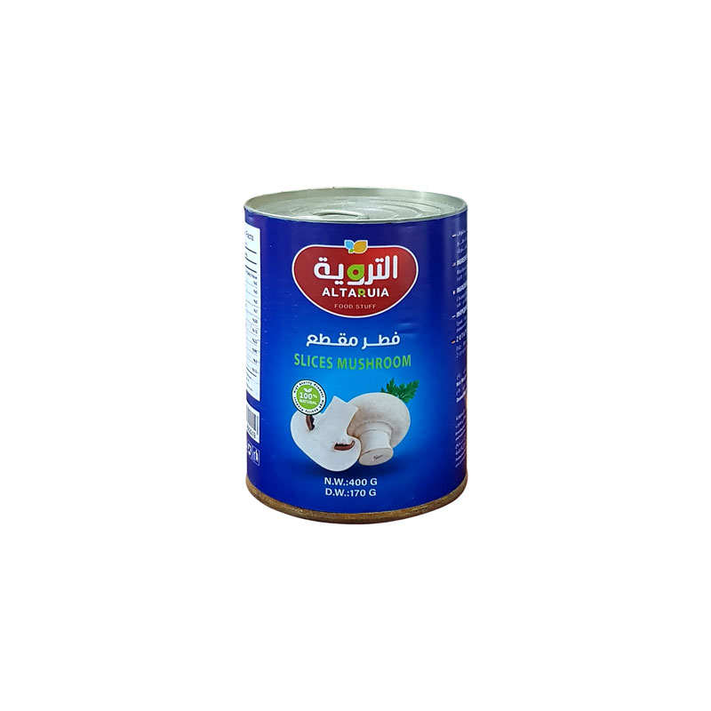 فطر مقطع مصفى 170غ تنك صافي 360 غ 1*12 - التروية - (ID: 1829)
