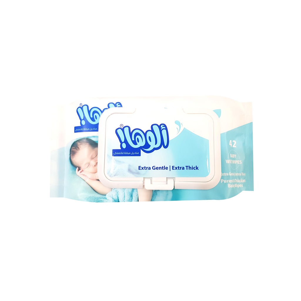 مناديل مبلله للاطفال 42 منديل 1*24 - الوها - (ID: 2189)