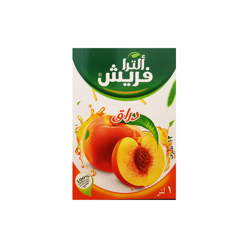 عصير ظروف دراق  1*12 - الترا فريش - (ID: 2437)