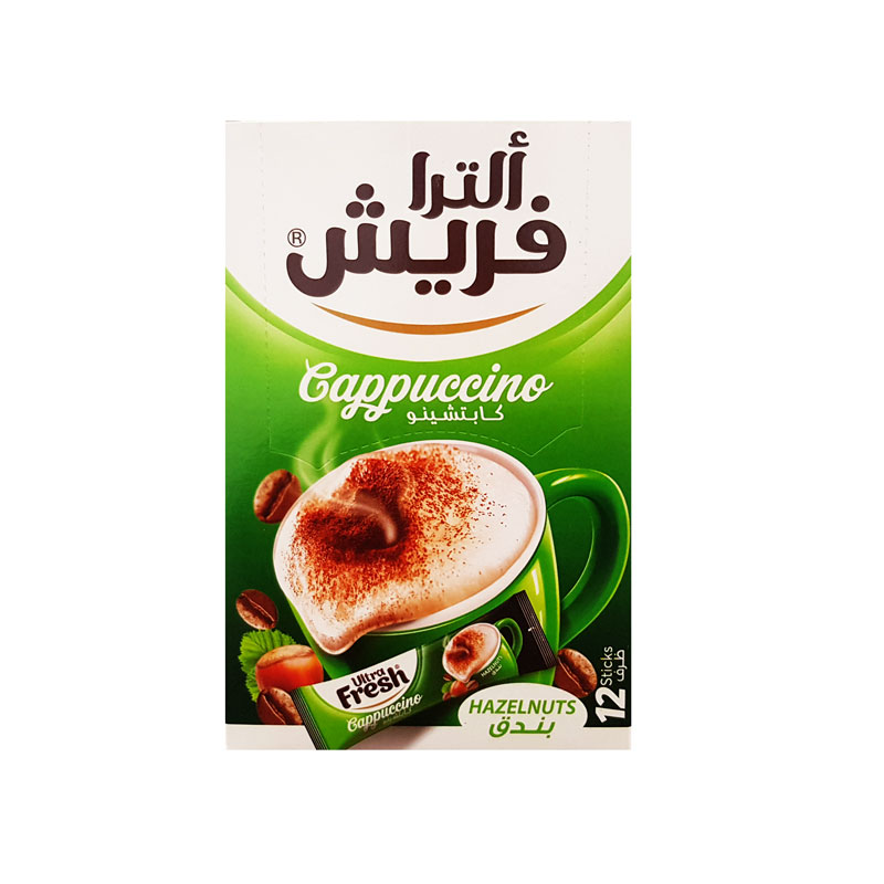 كابتشينو بندق 1*12 - الترا فريش - (ID: 2453)