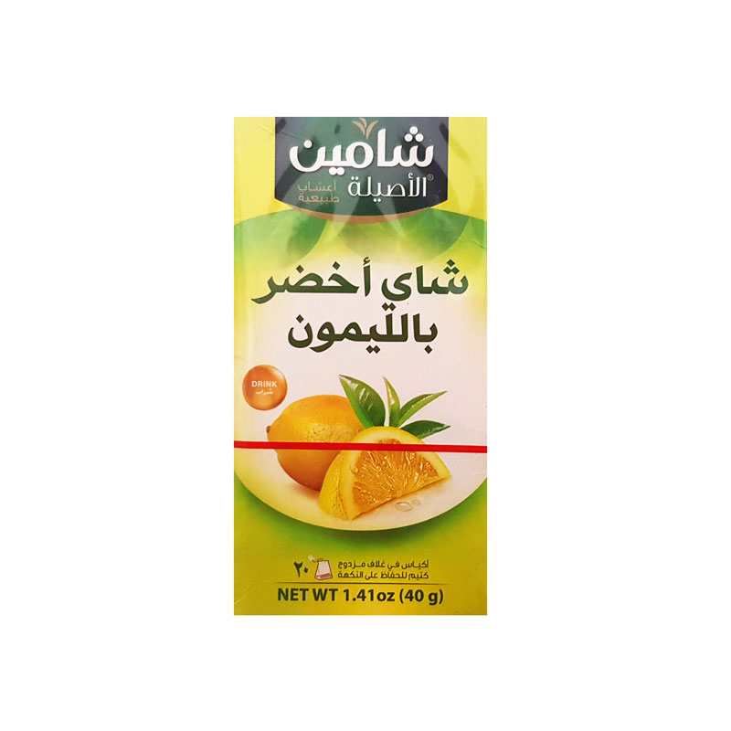 شاي اخضر بالليمون 1*20 - شامين - (ID: 2485)