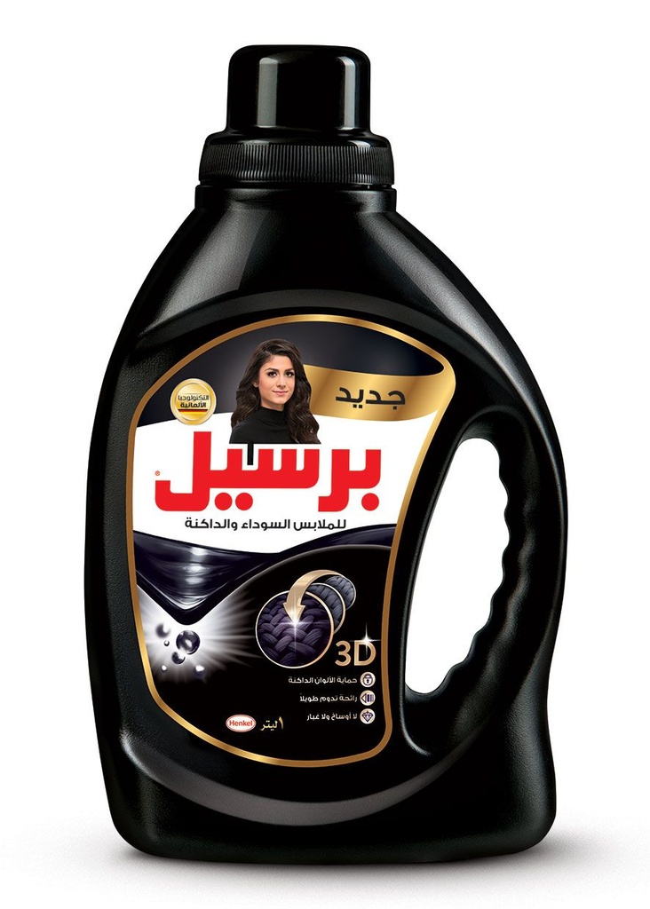 سائل غسيل 1 لتر للملابس السوداء (أسود) 1*10 - برسيل - (ID: 322)